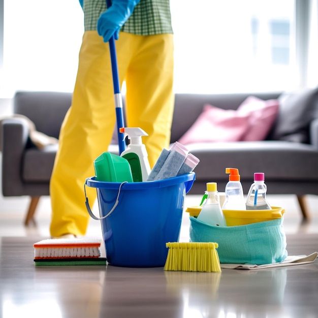 Exploring the reasons for hiring residential cleaning service | Premium AI-generated image